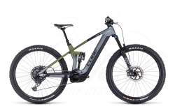 CUBE Stereo Hybrid 140 HPC TM 750 flashgrey´n´olive MTB 2023 